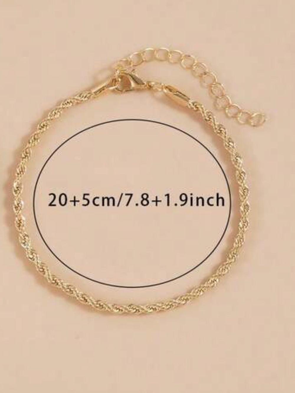 Gold Rope Braided Bracelet